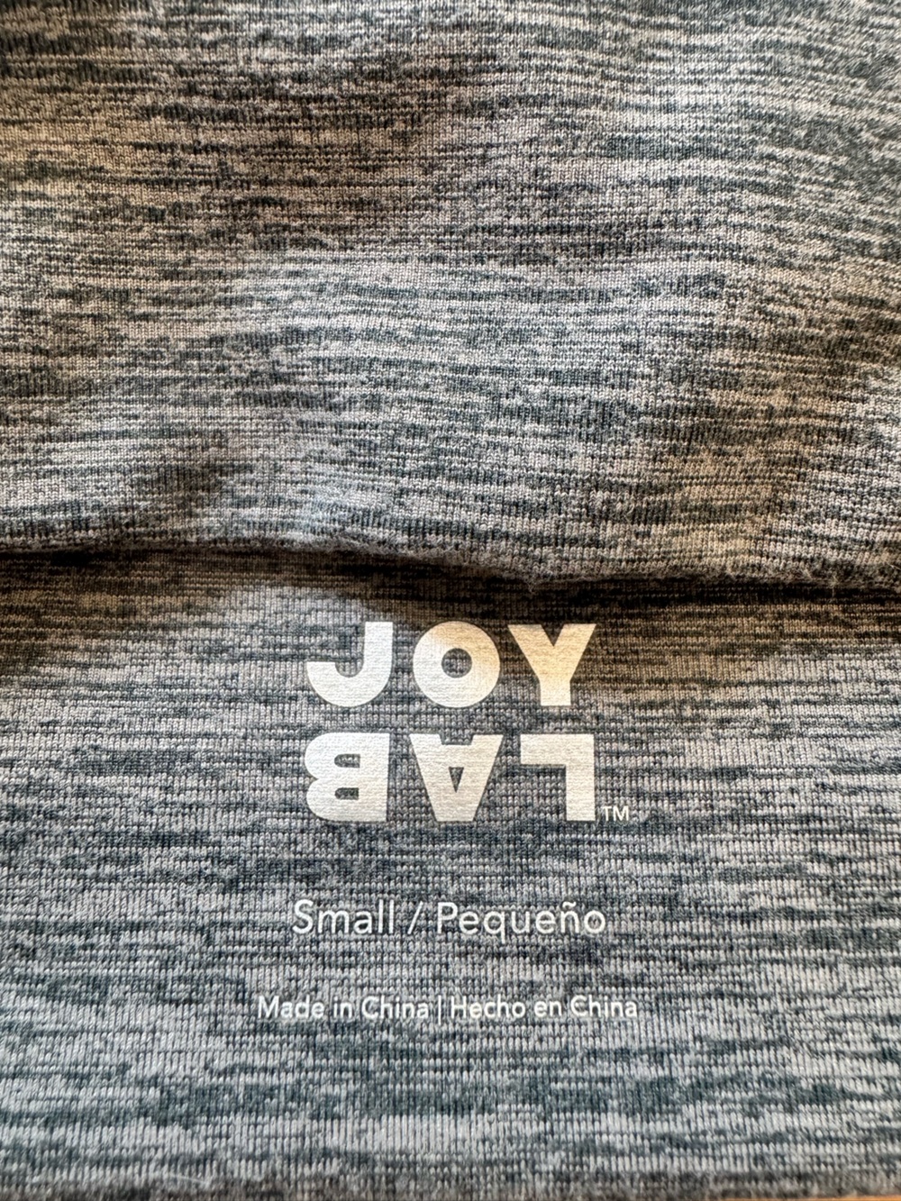JoyLab Heather Gray High-Neck Sports Bra- Size Small, Like New - Picture 4 of 4